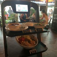 Robot server menu items (not including the chicken curry) at Top Burmese in Beaverton