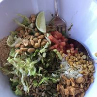 Shoo Share salad (fermented tea leaves salad)  at Top Burmese in Beaverton