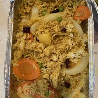 Pineapple fried rice at Thai Amarin in Newton