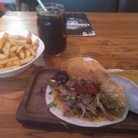 Mapo Tofu Taco & fries at Tacolicious - Maybe closed in Shanghai