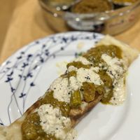 Masala dosa with sambhar and coconut chutney   at Mango Vegetarian in Wetherby