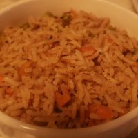 Pilau rice at Mango Vegetarian in Wetherby