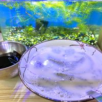 Black sesame tofu pudding with taro balls (hidden below the surface) with a side of grass jelly at Tono Tofu Pudding - 東濃豆花 DōngNóng DòuHuā in Taichung