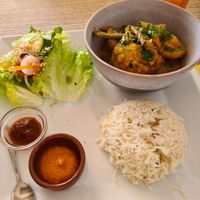 Vegan curry at Alecrim in Carrapateira