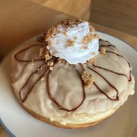 Banoffee doughnut!  at Dreamwave Donuts in Canggu