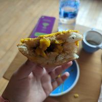 Mango inside at Dreamwave Donuts in Canggu