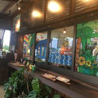 Service window at Hikari Rakuen in Ishigaki