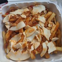 Chilli Cheese Fries - (vegan cheese). Pretty yummy! at Danny's Deli & Grill in Ventura