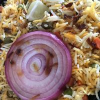 Vegetable biryani at Dosa & Chaat in Gaithersburg
