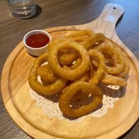 Onion rings  at The Cafe by Xiang Yang Ming Shan  in Taipei