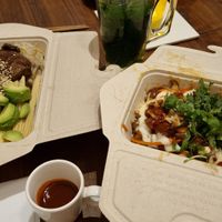 Bibimbap and cheese dakgalbi at De Patchka in Amsterdam