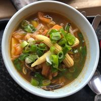 Kimchi ramen at De Patchka in Amsterdam