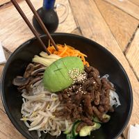 avocado bibimhapje  at De Patchka in Amsterdam