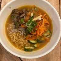 spicy kimchi ramen  at De Patchka in Amsterdam