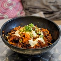Vegan Cheesy Dakkalbi at De Patchka in Amsterdam