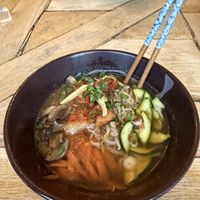 Kimchi spicy ramen  at De Patchka in Amsterdam