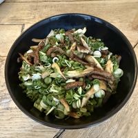 The black bean, beefy noodles   at De Patchka in Amsterdam