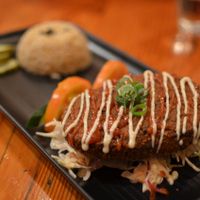 Tofu katsu at Yong Green Food in Fitzroy