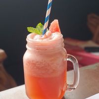 Watermelon suji crush (alcoholic) at Yong Green Food in Fitzroy