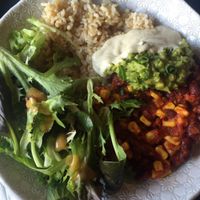 Mexican beans (vegan option) at Yong Green Food in Fitzroy