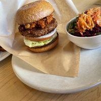 Chilli burger  at NICE in Fukuoka