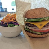 Vegan avocado cheese burger 😋 It was delicious.I wanna go again. at NICE in Fukuoka