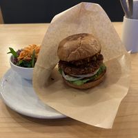 Chilli beans burger   at NICE in Fukuoka