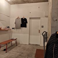 Door to the WC and in the right the entrance at NICE in Fukuoka