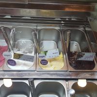 Vegan choices at Gelato Factory in Pecatu