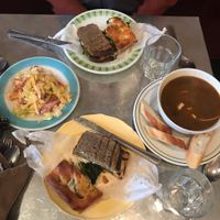 Vegan lunch assortment at Chase's Daily in Belfast