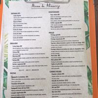 Menu 1 at Punto Verde in Chetumal