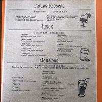 Menu 2 at Punto Verde in Chetumal