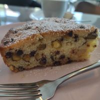 Chocolate and almond cake at DELI in Orzinuovi