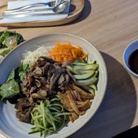 Vegan bibimbap 17.90€ at Hanki in Rovaniemi