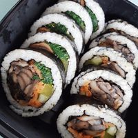 Mushroom Gimbap at Hanki in Rovaniemi