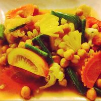Pineapple & Chickpea Curry!  at Peace Cafe in Siem Reap
