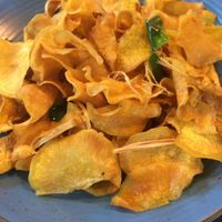 Sweet Potato and Pumpkin Crisps at Peace Cafe in Siem Reap