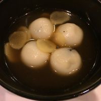 Sesame Balls in Ginger Syrup at Peace Cafe in Siem Reap