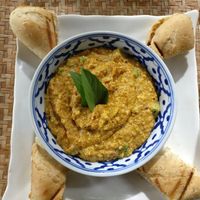 Traditional peanut based dio at Peace Cafe in Siem Reap