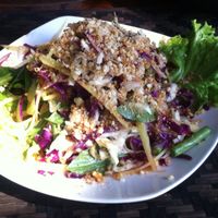 Papaya salad (made in cooking class) at Peace Cafe in Siem Reap