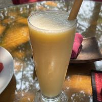 Pina co-la-la-da smoothie, $2.25  at Peace Cafe in Siem Reap