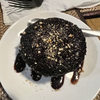 Chocolate cake   at Peace Cafe in Siem Reap