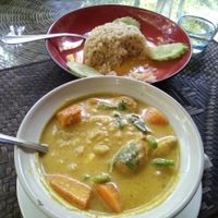 vegetarian amok at Peace Cafe in Siem Reap