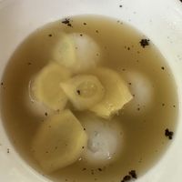 Taro balls in ginger - I loved these!  at Peace Cafe in Siem Reap