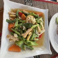 Stir Fried Vegetables with Tofu  at Peace Cafe in Siem Reap