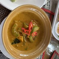 Amok. Vegetable and Tofu.    at Peace Cafe in Siem Reap