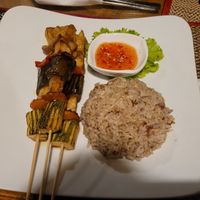 Vegetarian Shish Kebab at Peace Cafe in Siem Reap