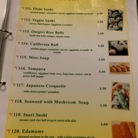 Menu at Peace Cafe in Siem Reap