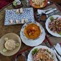 Food made in cooking class at Peace Cafe in Siem Reap