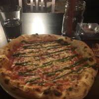 The vegan margarita with pesto sauce   at Zerostress Pizza - Kreuzberg in Berlin